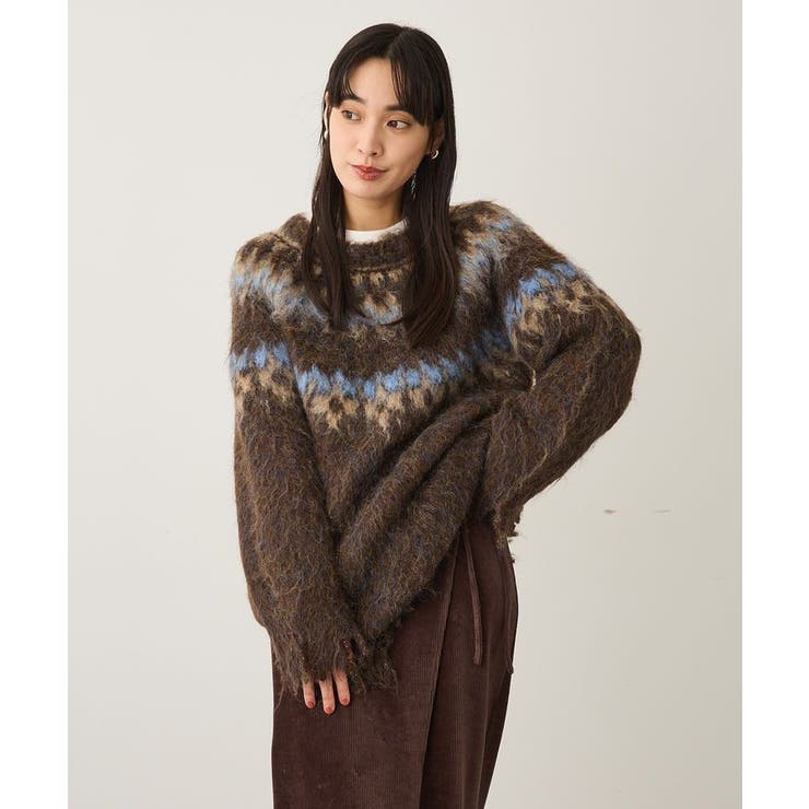 洗える/ノルディック起毛ニットプルオーバー | CRAFT STANDARD BOUTIQUE | 詳細画像18 