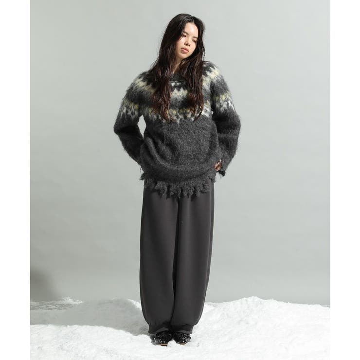 洗える/ノルディック起毛ニットプルオーバー | CRAFT STANDARD BOUTIQUE | 詳細画像6 