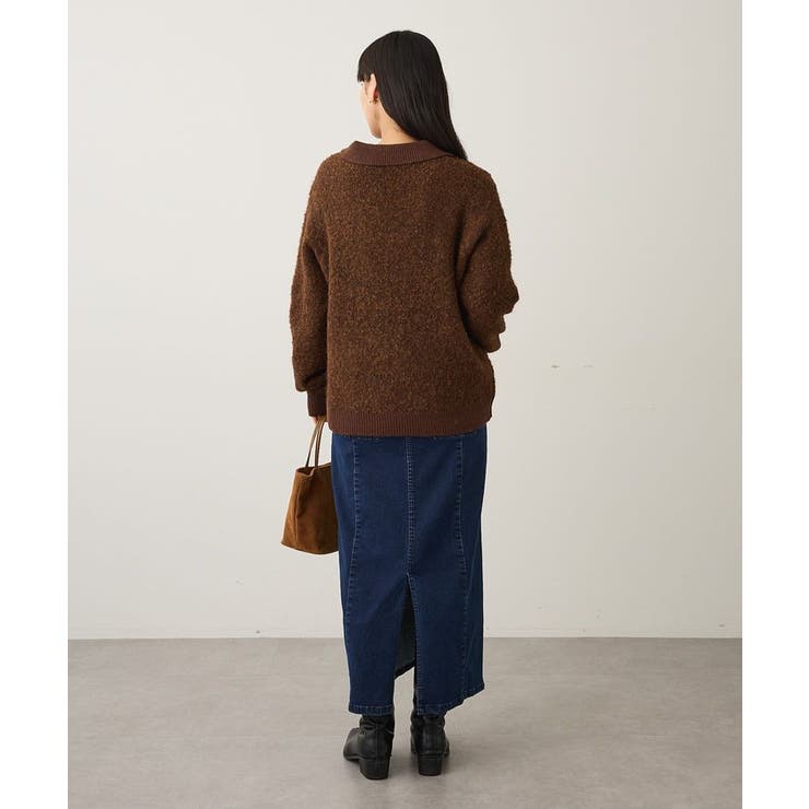 洗える/配色Vネックニットプルオーバー | CRAFT STANDARD BOUTIQUE | 詳細画像11 