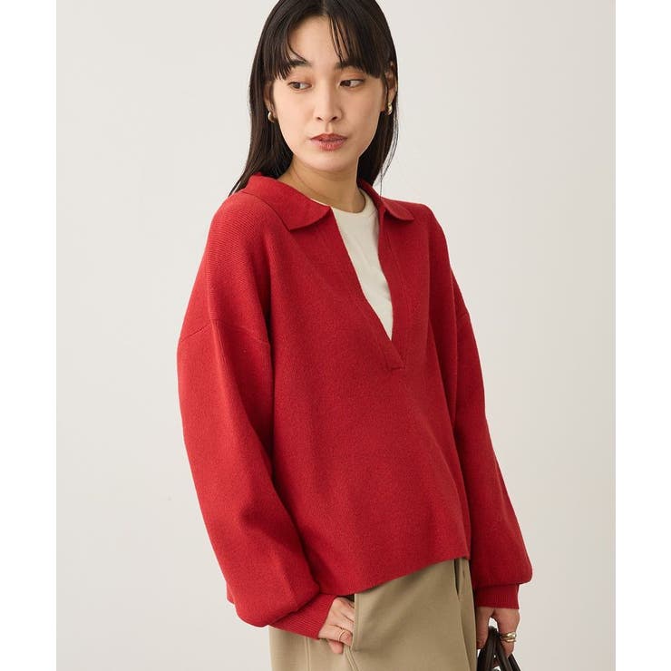 洗える/深Vネックニットプルオーバー | CRAFT STANDARD BOUTIQUE | 詳細画像1 