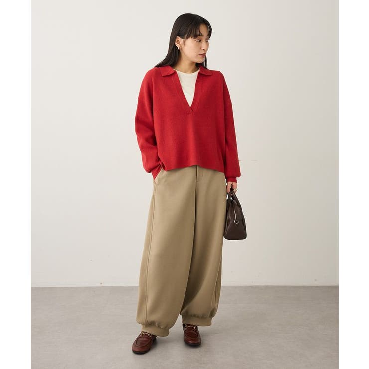 洗える/深Vネックニットプルオーバー | CRAFT STANDARD BOUTIQUE | 詳細画像6 