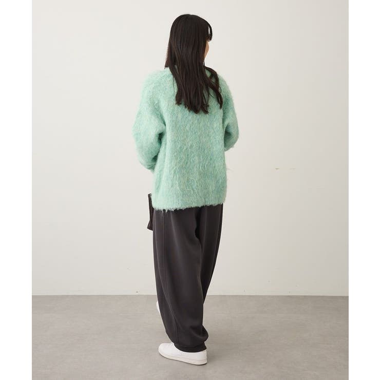 洗える/カール起毛モヘアライクVネックニットカーディガン | CRAFT STANDARD BOUTIQUE | 詳細画像14 