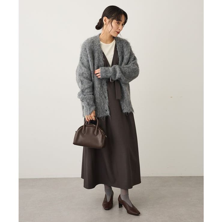 洗える/カール起毛モヘアライクVネックニットカーディガン | CRAFT STANDARD BOUTIQUE | 詳細画像18 