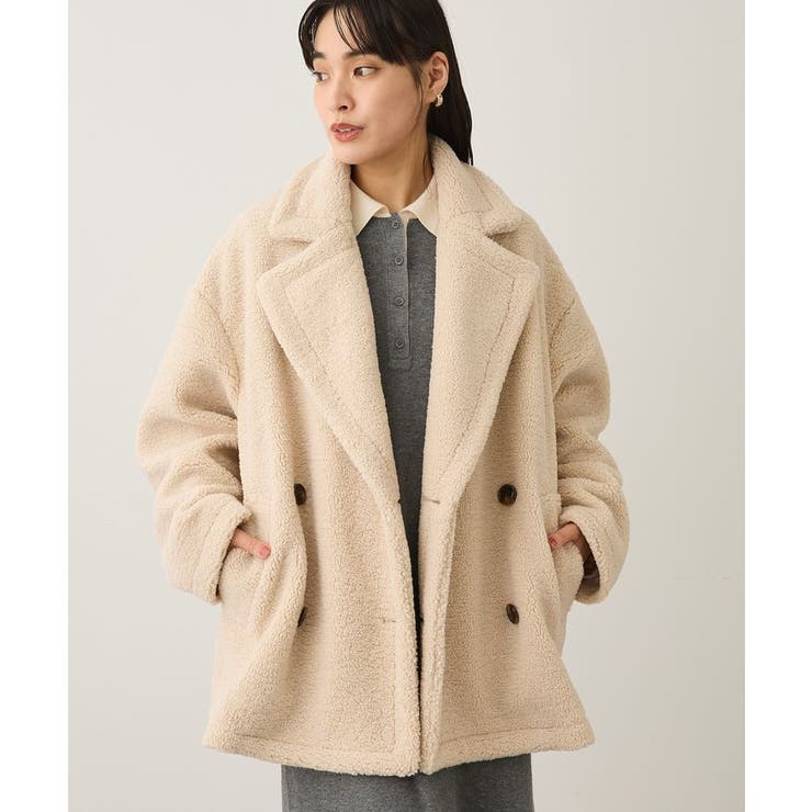 アイボリー | ダブルボアミディコート | CRAFT STANDARD BOUTIQUE