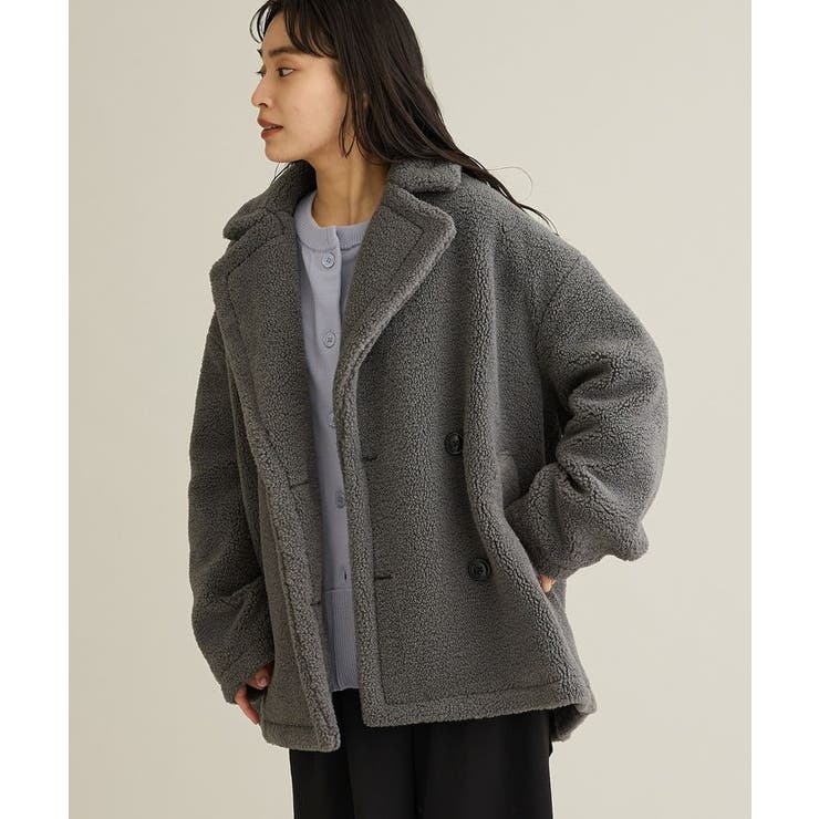 グレー | ダブルボアミディコート | CRAFT STANDARD BOUTIQUE