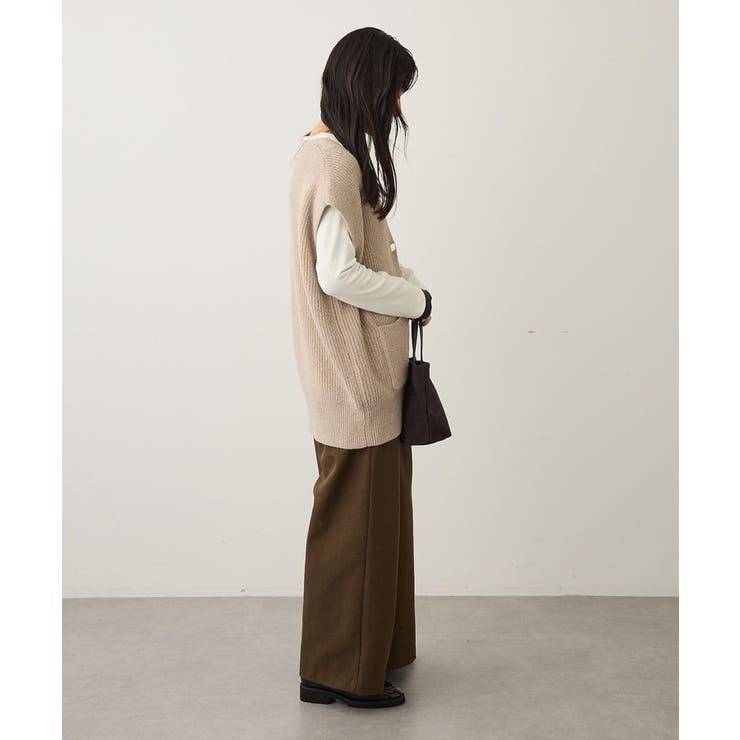 Vネックオーバーサイズニットベスト | CRAFT STANDARD BOUTIQUE | 詳細画像10 