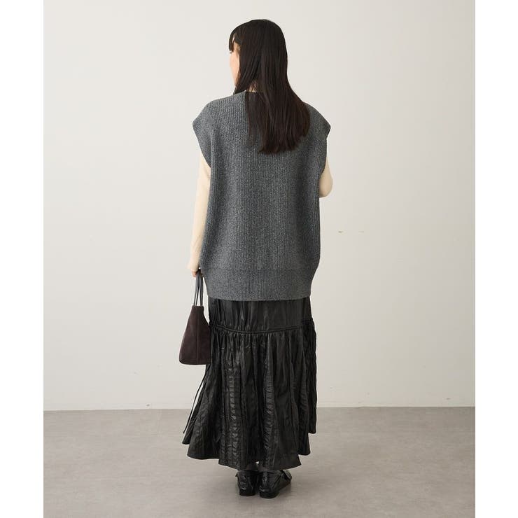 Vネックオーバーサイズニットベスト | CRAFT STANDARD BOUTIQUE | 詳細画像17 