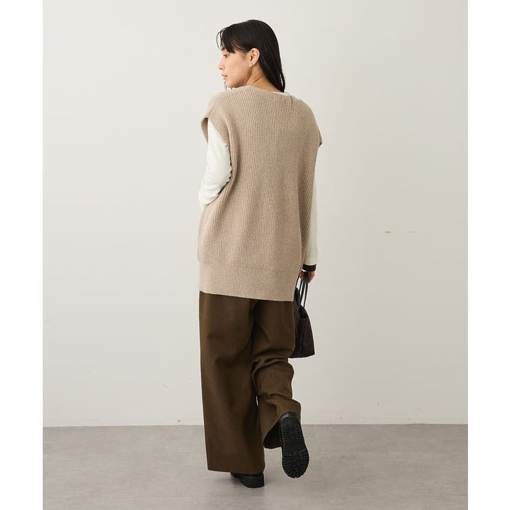 Vネックオーバーサイズニットベスト | CRAFT STANDARD BOUTIQUE | 詳細画像9 