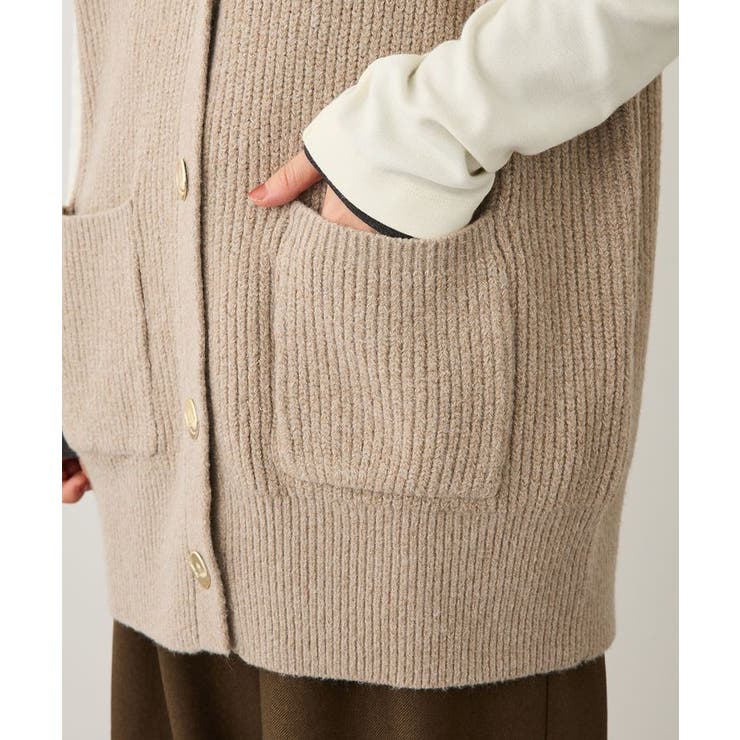 Vネックオーバーサイズニットベスト | CRAFT STANDARD BOUTIQUE | 詳細画像26 