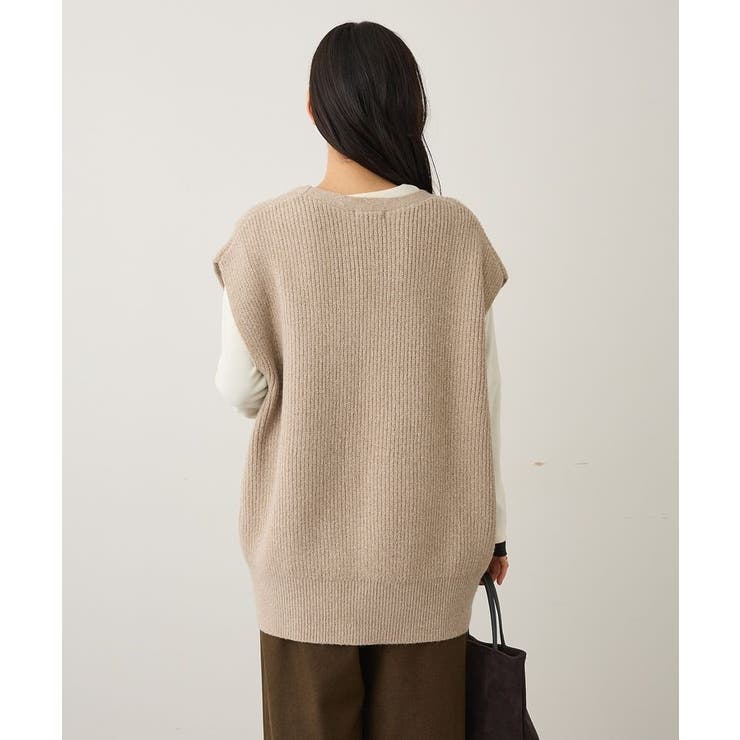 Vネックオーバーサイズニットベスト | CRAFT STANDARD BOUTIQUE | 詳細画像10 
