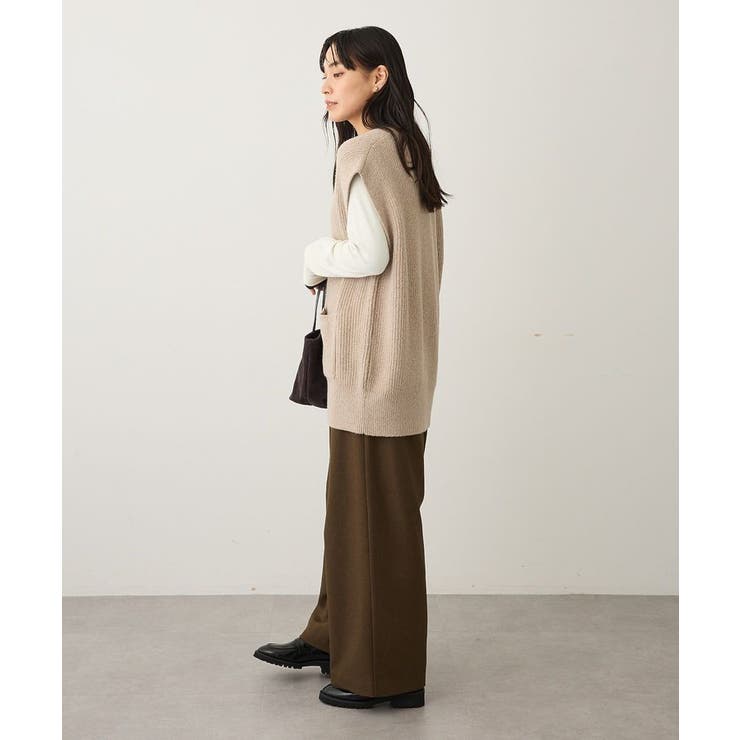Vネックオーバーサイズニットベスト | CRAFT STANDARD BOUTIQUE | 詳細画像12 
