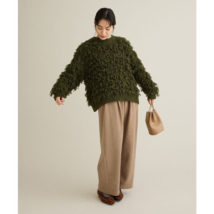 起毛カットソーイージーパンツ | CRAFT STANDARD BOUTIQUE | 詳細画像12 