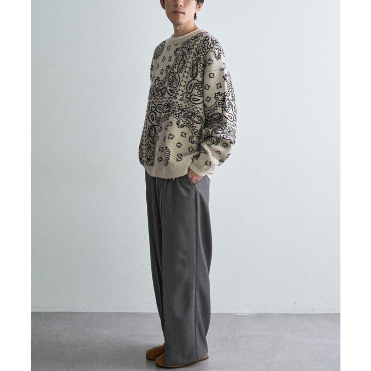 ペイズリー柄ニットプルオーバー | CRAFT STANDARD BOUTIQUE | 詳細画像11 