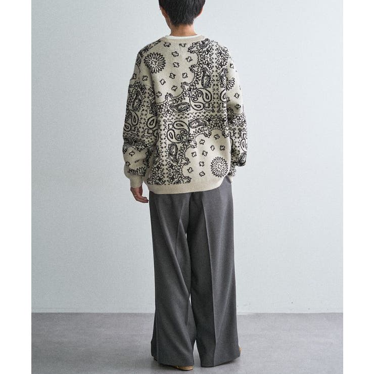 ペイズリー柄ニットプルオーバー | CRAFT STANDARD BOUTIQUE | 詳細画像12 