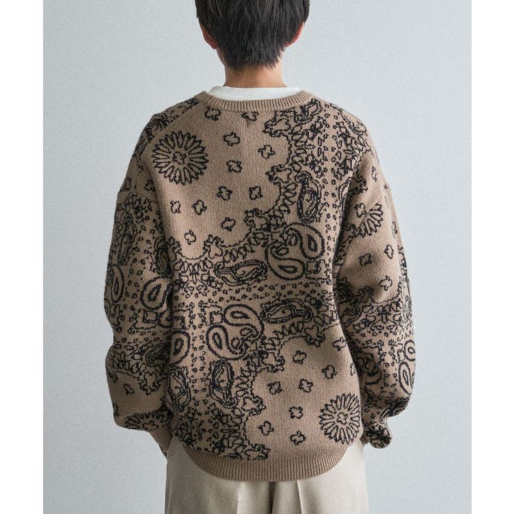 ペイズリー柄ニットプルオーバー | CRAFT STANDARD BOUTIQUE | 詳細画像15 