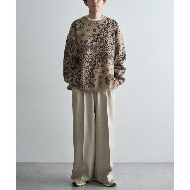 ペイズリー柄ニットプルオーバー | CRAFT STANDARD BOUTIQUE | 詳細画像16 