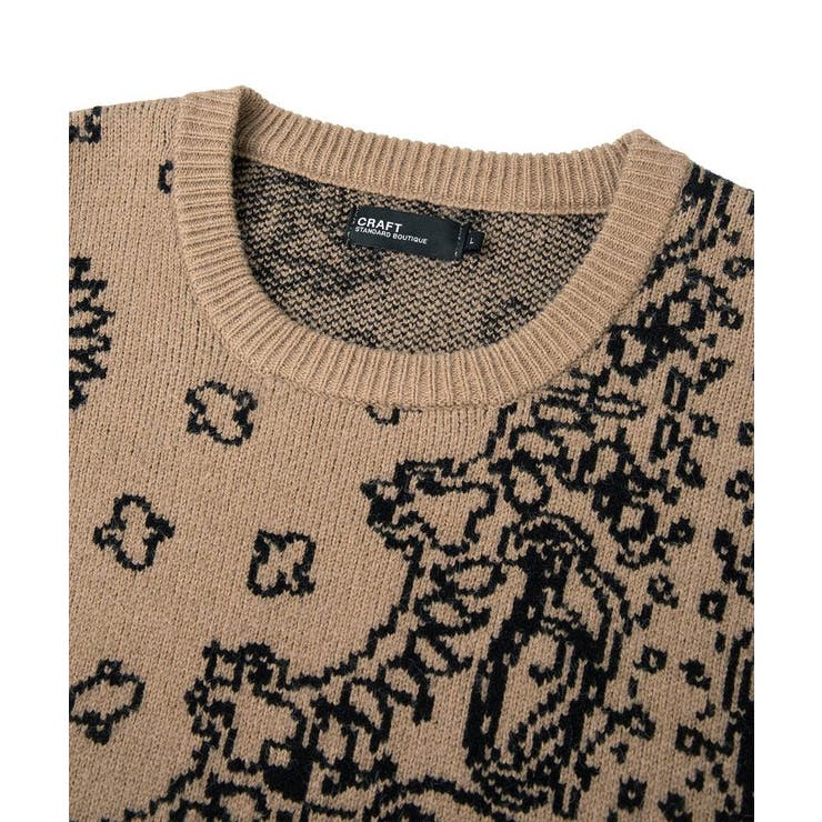 ペイズリー柄ニットプルオーバー | CRAFT STANDARD BOUTIQUE | 詳細画像24 