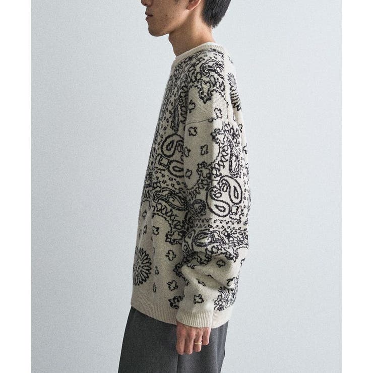 ペイズリー柄ニットプルオーバー | CRAFT STANDARD BOUTIQUE | 詳細画像8 