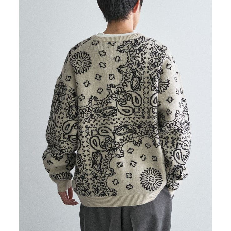 ペイズリー柄ニットプルオーバー | CRAFT STANDARD BOUTIQUE | 詳細画像9 