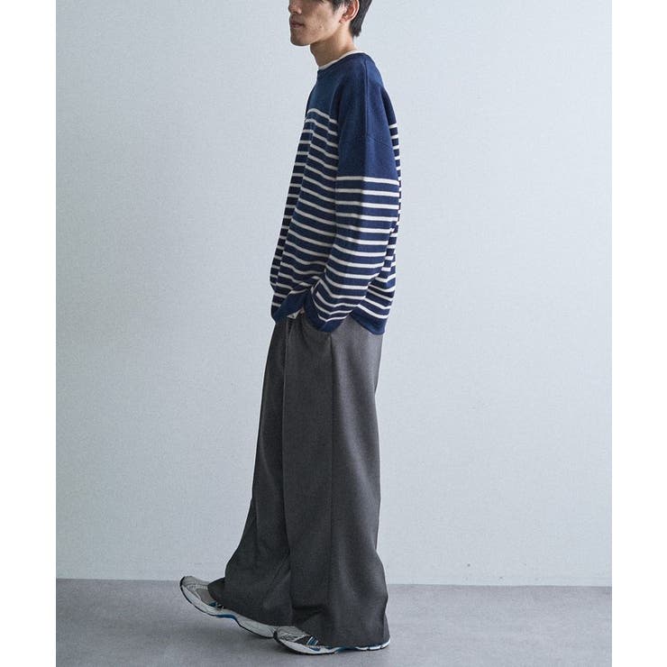 パネルボーダーニットプルオーバー | CRAFT STANDARD BOUTIQUE | 詳細画像10 