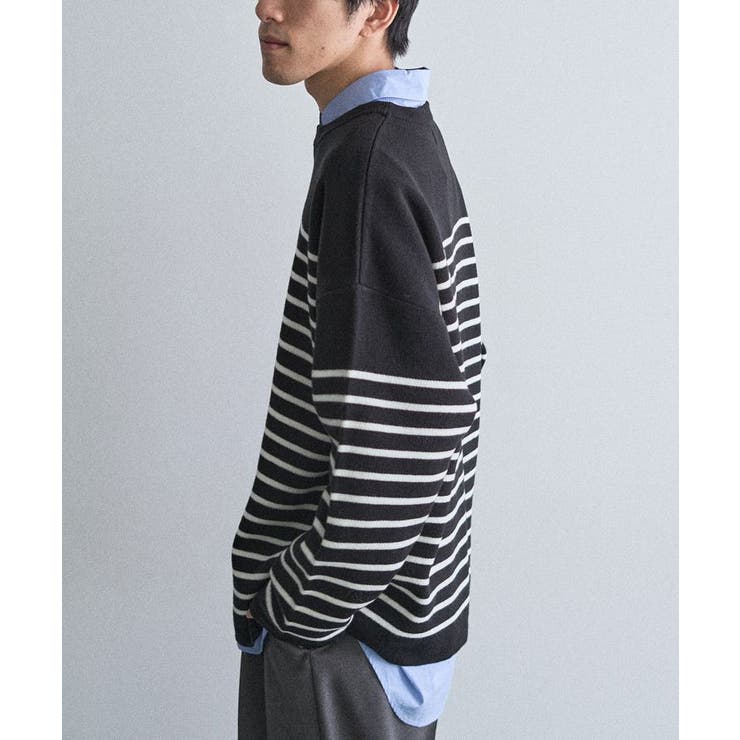 パネルボーダーニットプルオーバー | CRAFT STANDARD BOUTIQUE | 詳細画像1 