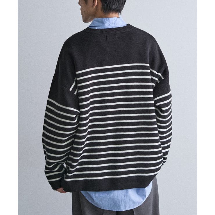 パネルボーダーニットプルオーバー | CRAFT STANDARD BOUTIQUE | 詳細画像2 