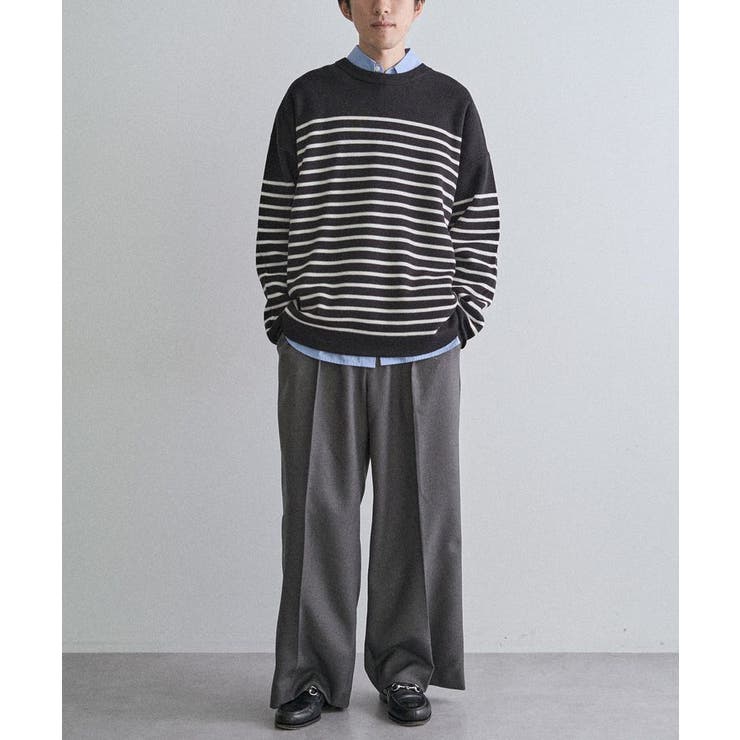 パネルボーダーニットプルオーバー | CRAFT STANDARD BOUTIQUE | 詳細画像3 