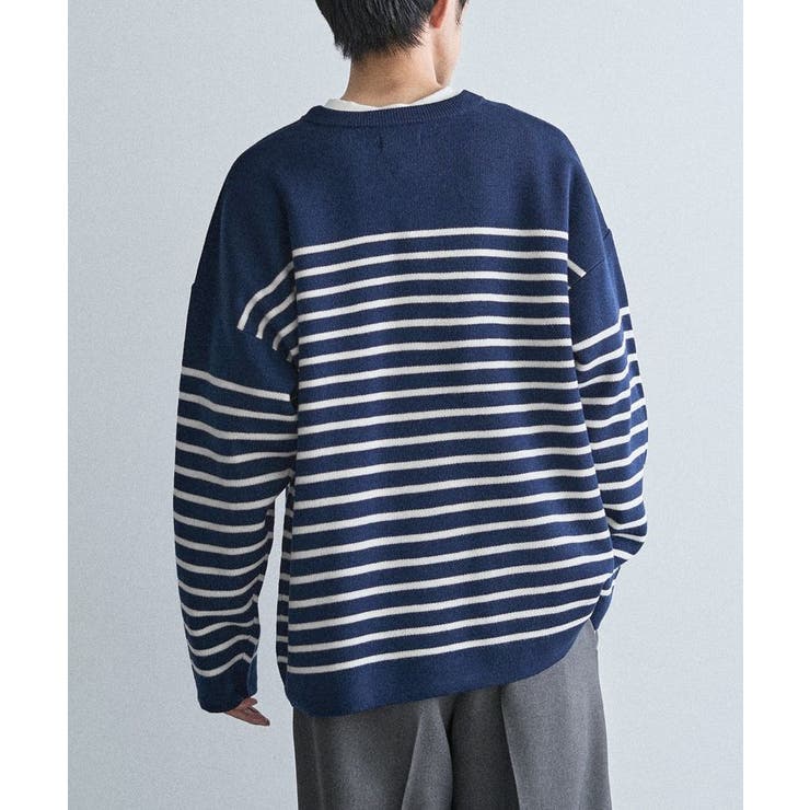 パネルボーダーニットプルオーバー | CRAFT STANDARD BOUTIQUE | 詳細画像8 