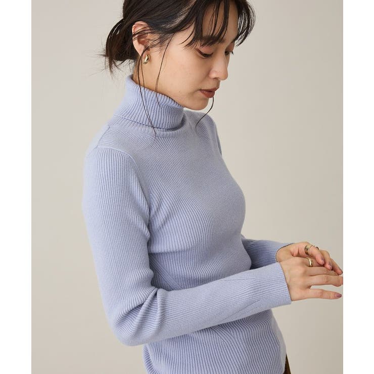 洗える/リブタートルニットプルオーバー | CRAFT STANDARD BOUTIQUE | 詳細画像1 