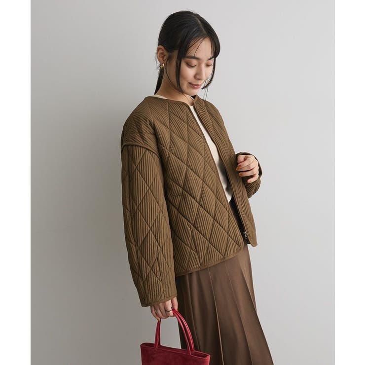 キルティングパイピングブルゾン | CRAFT STANDARD BOUTIQUE | 詳細画像3 