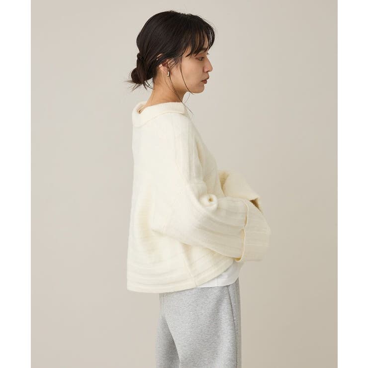 洗える/ロールアップ袖ショート丈ニットプルオーバー | CRAFT STANDARD BOUTIQUE | 詳細画像23 