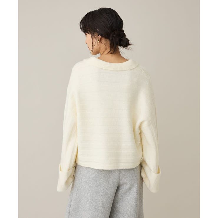 洗える/ロールアップ袖ショート丈ニットプルオーバー | CRAFT STANDARD BOUTIQUE | 詳細画像25 