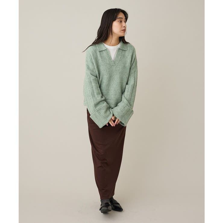 洗える/ロールアップ袖ショート丈ニットプルオーバー | CRAFT STANDARD BOUTIQUE | 詳細画像26 