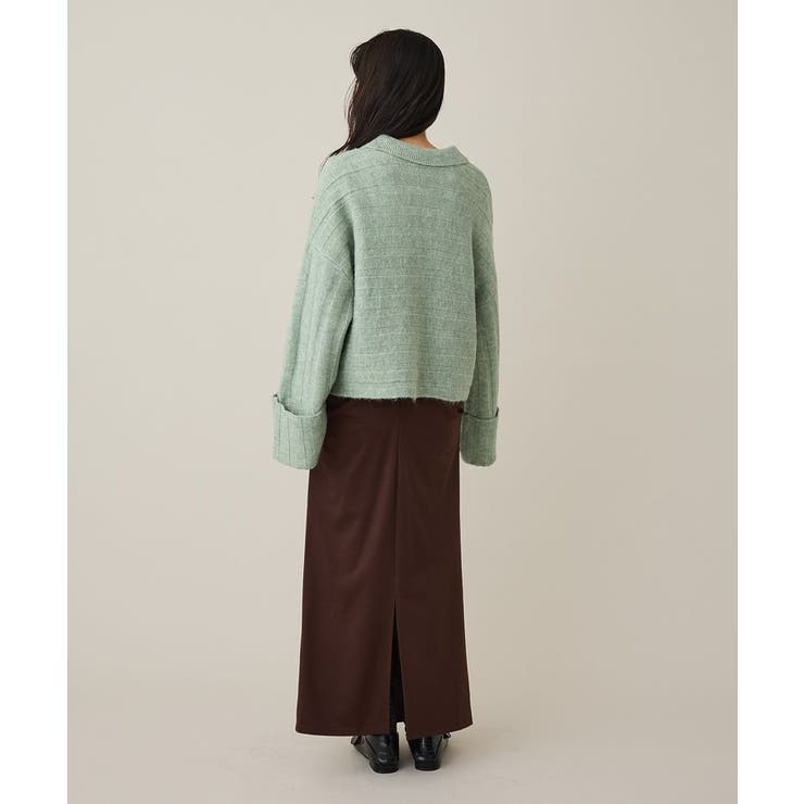 洗える/ロールアップ袖ショート丈ニットプルオーバー | CRAFT STANDARD BOUTIQUE | 詳細画像29 