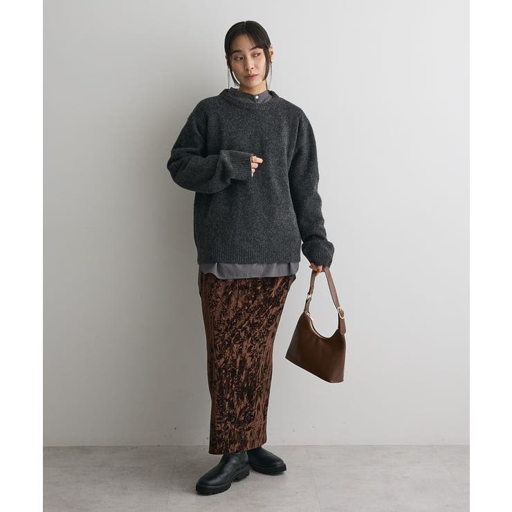 洗える/起毛クルーネックニットプルオーバー | CRAFT STANDARD BOUTIQUE | 詳細画像15 