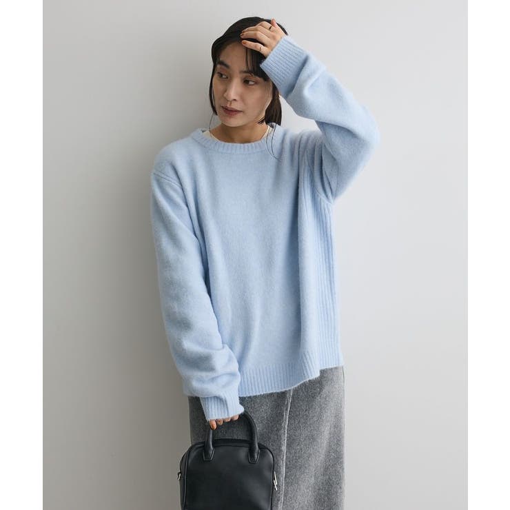 洗える/起毛クルーネックニットプルオーバー | CRAFT STANDARD BOUTIQUE | 詳細画像3 
