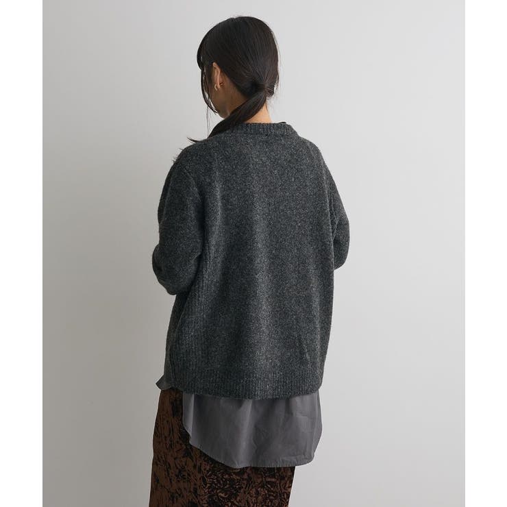 洗える/起毛クルーネックニットプルオーバー | CRAFT STANDARD BOUTIQUE | 詳細画像4 