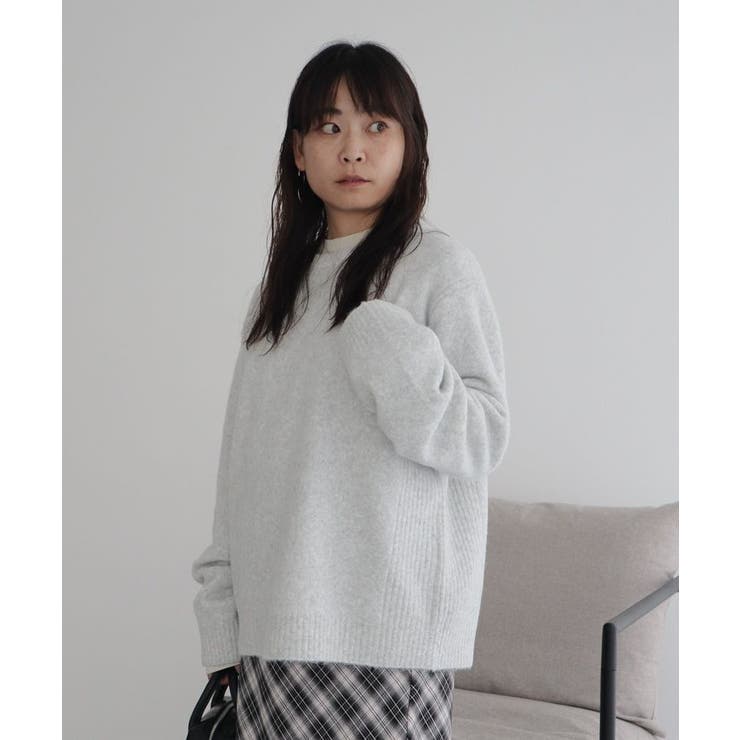 洗える/起毛クルーネックニットプルオーバー | CRAFT STANDARD BOUTIQUE | 詳細画像9 