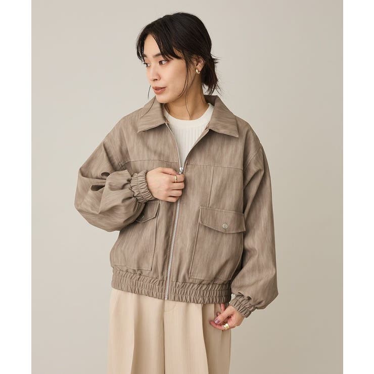 フェイクレザー衿ボアブルゾン | CRAFT STANDARD BOUTIQUE | 詳細画像11 