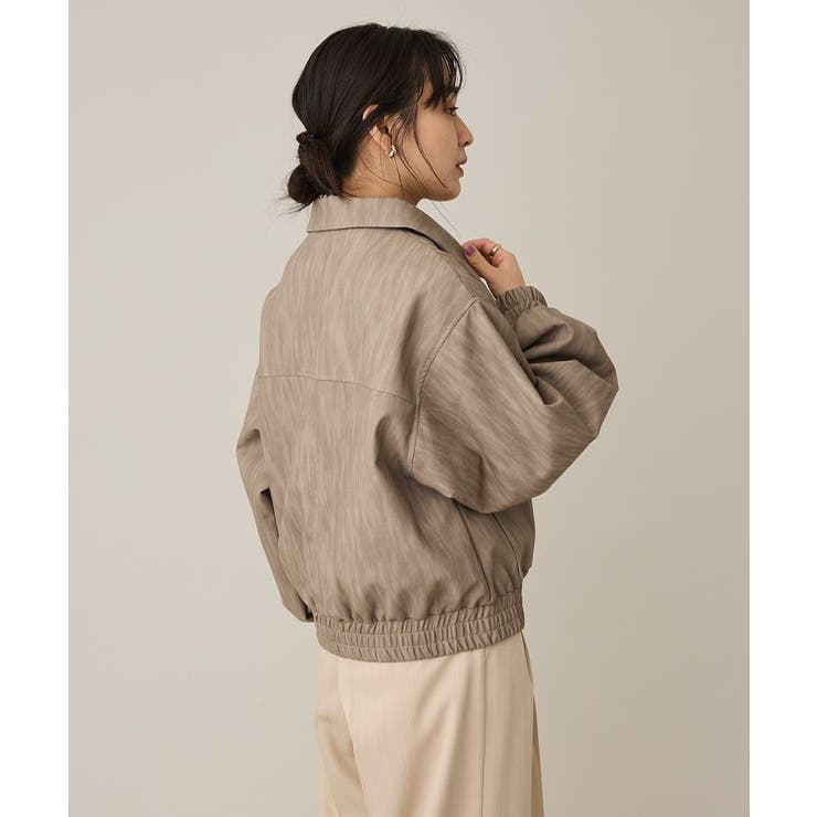 フェイクレザー衿ボアブルゾン | CRAFT STANDARD BOUTIQUE | 詳細画像13 