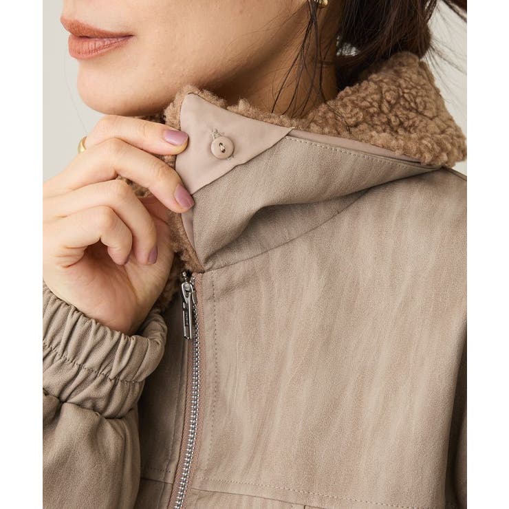 フェイクレザー衿ボアブルゾン | CRAFT STANDARD BOUTIQUE | 詳細画像23 