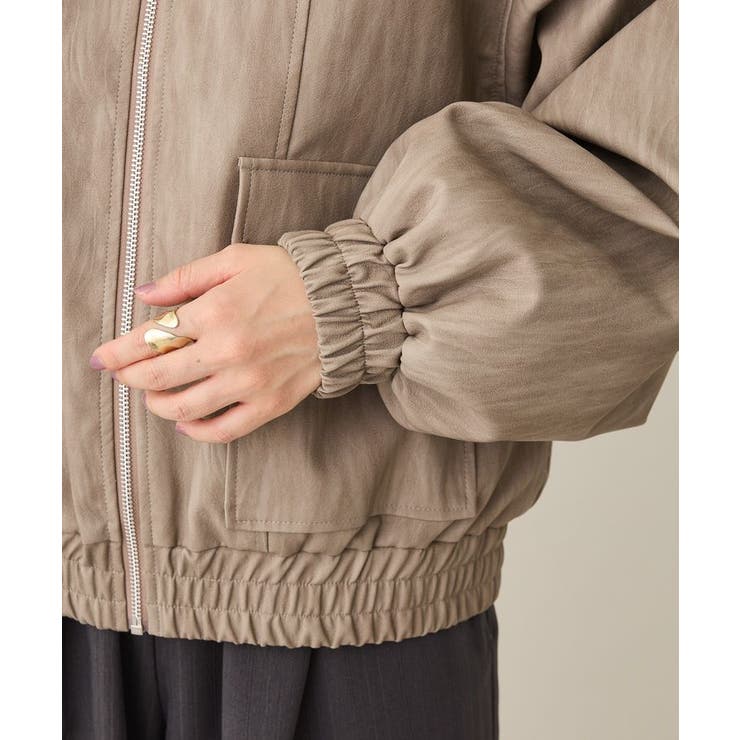 フェイクレザー衿ボアブルゾン | CRAFT STANDARD BOUTIQUE | 詳細画像24 