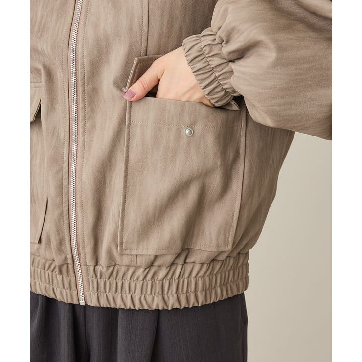 フェイクレザー衿ボアブルゾン | CRAFT STANDARD BOUTIQUE | 詳細画像25 