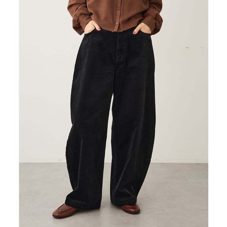 ブラック | コーデュロイコクーンパンツ | CRAFT STANDARD BOUTIQUE