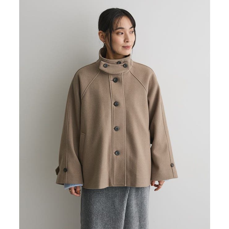 スタンドカラーメルトンショートコート | CRAFT STANDARD BOUTIQUE | 詳細画像2 