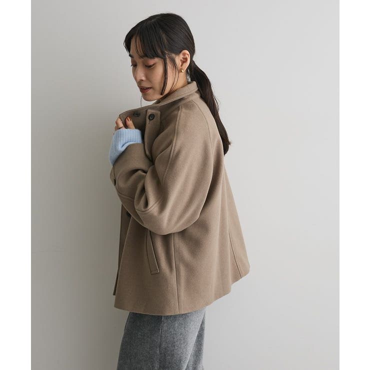 スタンドカラーメルトンショートコート | CRAFT STANDARD BOUTIQUE | 詳細画像8 