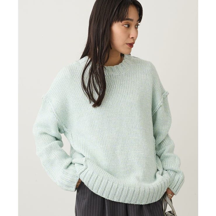 アウトリンキングミックスニットプルオーバー | CRAFT STANDARD BOUTIQUE | 詳細画像2 