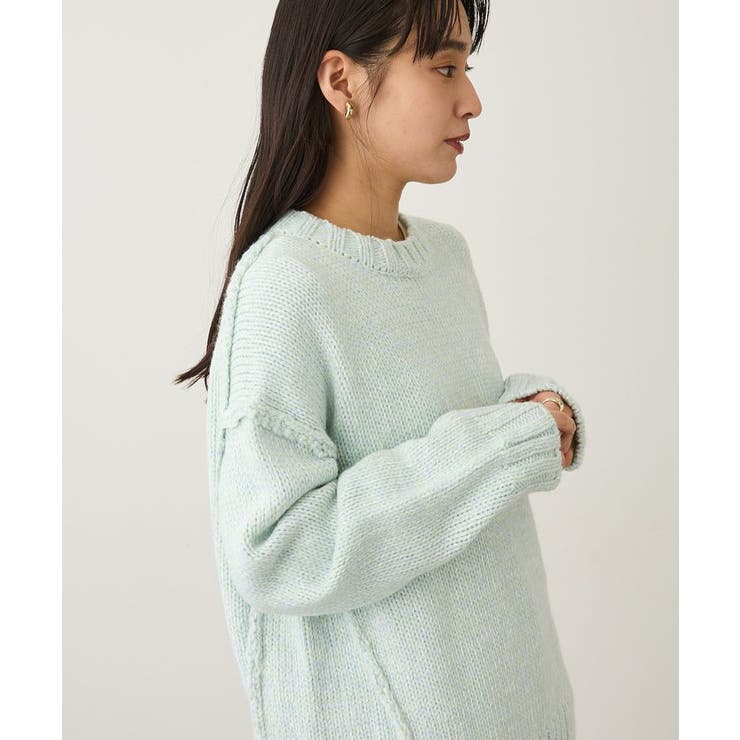 アウトリンキングミックスニットプルオーバー | CRAFT STANDARD BOUTIQUE | 詳細画像4 