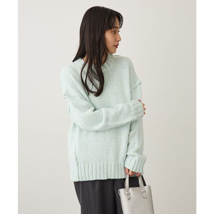 アウトリンキングミックスニットプルオーバー | CRAFT STANDARD BOUTIQUE | 詳細画像5 