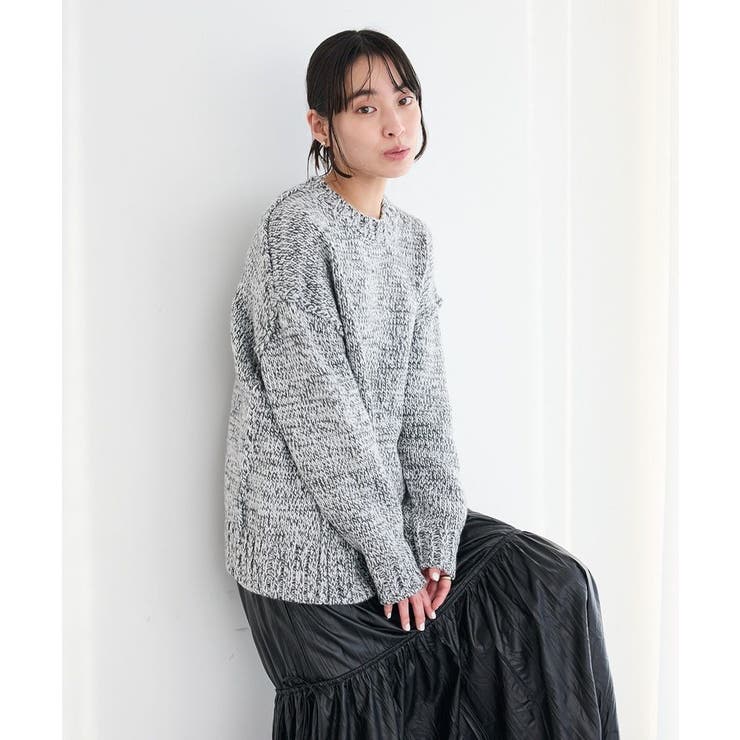 アウトリンキングミックスニットプルオーバー | CRAFT STANDARD BOUTIQUE | 詳細画像3 